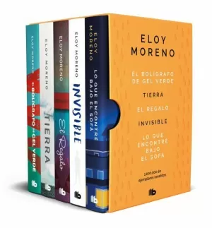 ELOY MORENO (ESTUCHE CON: EL BOLÍGRAFO DE GEL VERDE  TIERRA  EL REGALO  INVISIBLE  LO QUE ENCONTRARÉ BAJO EL SOFÁ)